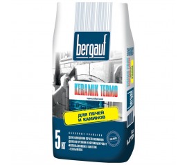 Клей для облицовки печей и каминов BERGAUF Keramik Termo