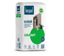 Подробная инструкция по применению клея для керамогранита, природного и искусственного камня BERGAUF Granit