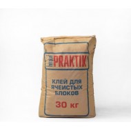 Клей для ячеистых блоков BERGAUF Praktik 30 кг