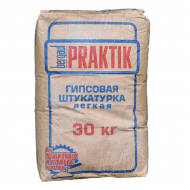 Штукатурка гипсовая BERGAUF Praktik Легкая 30 кг